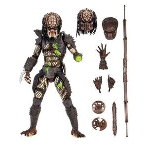 NECA - Predator 2 Ultimate Battle Damaged City Hunter 7 Action Figure, Battle Da